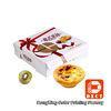 Environmental Square Paper Food Boxes Egg Tart Window Paper Box