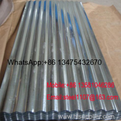 galvanized corrugated steel roofing wall sheet