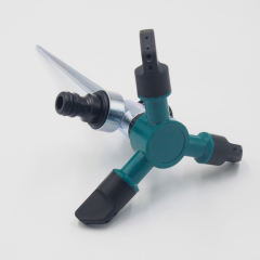 Plastic 3-arm garden water rotary sprinkler