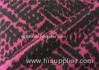 Rose / Black Color Tweed Wool Fabric For Autumn Azo Free 600g/M