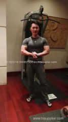Men's Elastic Tights Fitness Short Top T-shirt