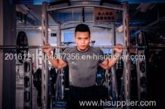 Men's Elastic Tights Fitness Short Top T-shirt