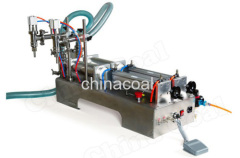 Two Nozzle Piston Pneumatic laundry washing Liquid filling machine