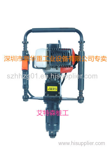 Small mini pile driver miltary civilian piling machine AETS pile driving machinery Municipal piling