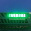 Pure Green 10 Segment LED Bar for Instrument Panel