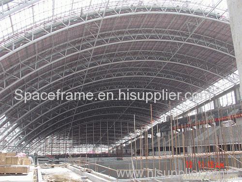 Steel Space Truss Structure Stadium Gym Sports Hall Stade