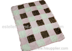 China factory double sided super soft receiving baby blanket