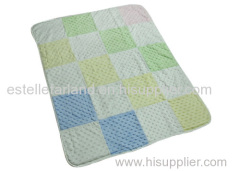 China factory double sided super soft receiving baby blanket
