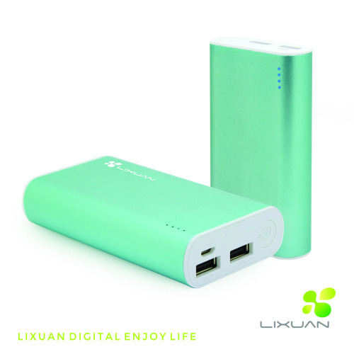 Promotional hight capacity Portable Charger External Battery Power Bank 8000mah with Smart LED Digital Display dual USB