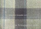 620g/M Colorful Tartan Plaid Fabric With Wool / Ployster Material