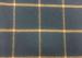 50% Wool Navy / Orange Tartan Plaid Fabric Fashionable For Fall / Winter