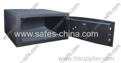 High quality Laser cut hotel safe with flat keypad panel and motorized locking mechanism