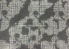 Classical Design Flower Jacquard Weave Fabric White And Black Color