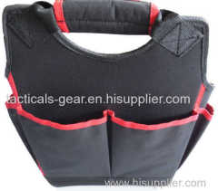 tote tool bag with open top