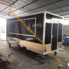 Deep fryer mobile food trailer ice cream fast food cart coffee mobile food truck donut food caravan