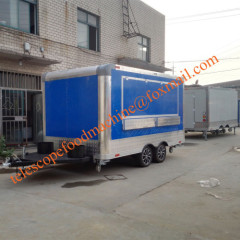 Deep fryer mobile food trailer ice cream fast food cart coffee mobile food truck donut food caravan