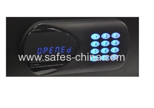 Fit 15" laptop hotel in-room safe box with lighted keypad/LAPTOP SIZE SAFE BOX/ JEWELLERY AIRTIGHT SAFE LOCKERS