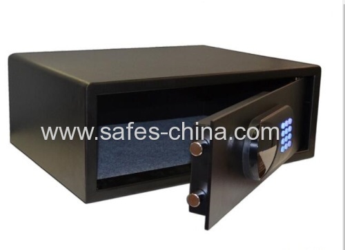 Fit 15" laptop hotel in-room safe box with lighted keypad/LAPTOP SIZE SAFE BOX/ JEWELLERY AIRTIGHT SAFE LOCKERS