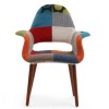 living room Eames fabric upholstered dining chair