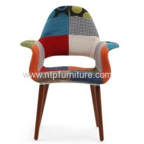 living room Eames fabric upholstered dining chair