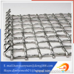 Practical and Abrasion Resistance 10 gauge architectural crimped wire mesh stainless steel mesh