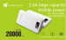 High Capacity Power Bank 20000mAh dual LED and USB for iPhone6 iPad Galaxy Note 3 Blackberry