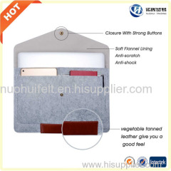 Top Manufacturer 10/11 /12/13/15/15.6 inch handmade felt laptop bag for macbook apple hp lenove