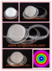 100mm 45 degree concave convex optical led glass lens for cree cxb 3590 led high bay light