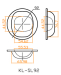 10W-100W led 92mm streetlight glass lens 150*130 degree