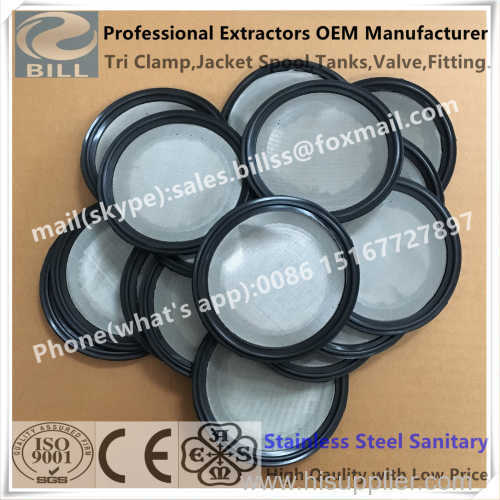 Viton Inserted screen 210 mesh gasket use for tri clamp