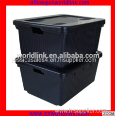 Plastic Turnover Logistics Durable Storage Opaque Crates