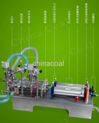 Two Nozzle Piston Pneumatic laundry washing Liquid filling machine