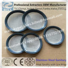 EPDM inserted screen mesh120 gasket use for tri clamps