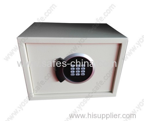 YOSEC Digital Laptop size room Safe for hotel guest room with round backlit keypad