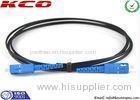 FTTH fiber optic patch cable SC/UPC-SC/UPC single mode simplex black cover optical fiber patch cords