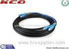 FTTH fiber optic patch cable SC/UPC to SC/UPC single mode duplex black cover optic fiber patch cord