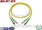 ST / APC ST Single Mode Fiber Optic Patch Cables Duplex Fiber to The Home