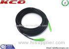 Outdoor Exterior SC/APC fiber optic patch cable with black 3.5mm diameter PE sheath cable