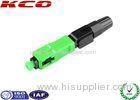 Indoor Cable Fiber Optic Fast Connector SC APC FTTH Type Field Installable