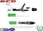 Green Optics Fiber Fast Connector Single Mode SC / APC Type Easy Assembling