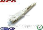 Mutil Mode Simplex SC/PC Fiber Connector Push Pull 0.9mm - 3.0mm Diameter