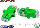 Plastic Single Mode Fiber Optic Adapter SC/APC SC/UPC PC MM Type For CATV