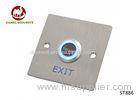 ANSI Size Square Water Proof Touch To Exit Button For Office / Shops