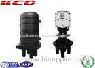 CATV Dome ABS PC Fibre Optic Splice Closure With 1 In 3 Out Cable Ports