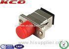 Hybrid Duplex Fiber Optic Adapter SC - FC FC - SC Metal Low Insertion Loss