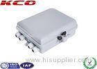 Plastic Fiber Optic Terminal Box / 16 Core FTTH Termination Box Outdoor