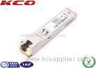 RJ45 Copper SFP Fiber Optic Transceiver 1.25G 1000BASE-T For CAT6 CAT7