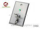 Tamper Proof Momentary Key Switch With 2 Keys Dual Light NO / NC / COM