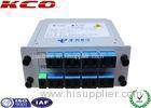 FTTH GPON Fiber Optic PLC Splitter 1X16 Single Mode Cable LGX Cassette