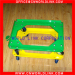 Four Wheels Heavy Duty Plastic Dolly Moving Plastic Pallet Tire Dolly Cart